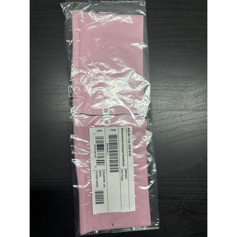 Alo Yoga Performance Conquer Headband Pink A0518U One Size NIP